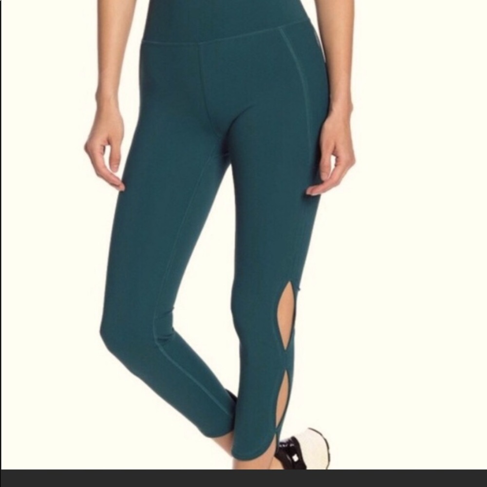 Free people infinity green leggings